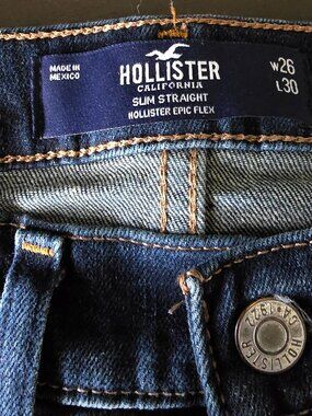 HOLLISTER Advanced Stretch Epic Flex Skinny Jeans | 26x30 | Dark Wash 🔥